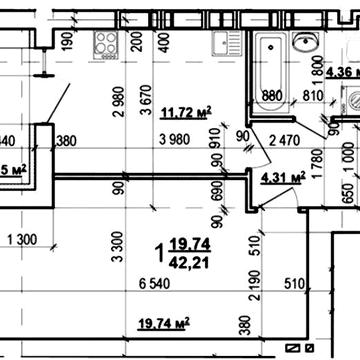 В продаже реальная однокомнатная в жилом комплексе Мира-3 новострой.L ЖК мира-3