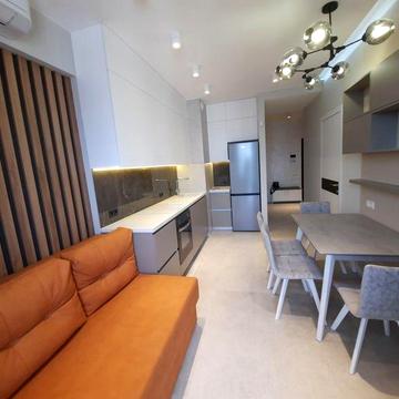 Кухня - студия и спальня в ЖК " Лимнос"/ Педагогическая