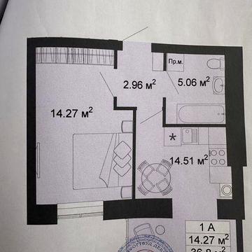 Квартира Однокімнатна. Модерніст. Від власника