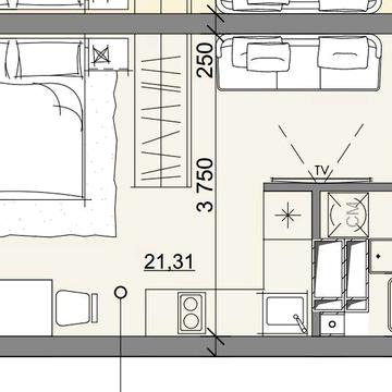 Продам 1 ком квартиру в рассрочку