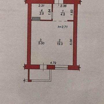 Продам 1-кімнатну квартиру у ЖК «Акварелі», Вишневе. EN