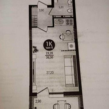 Продаж 1-кім. квартири на Троєщині, вул. Бальзака,11, ЖК " Q-Smart". ЖК Q-SMART