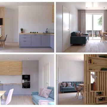 Дві двокімнатних квартири Лич. Район 118.4 м2