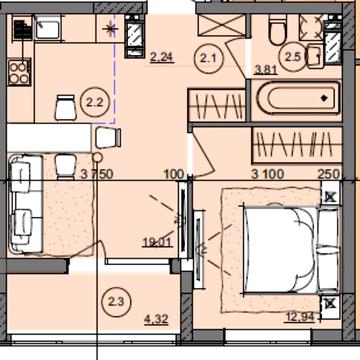 Продам однодвушку в рассрочку