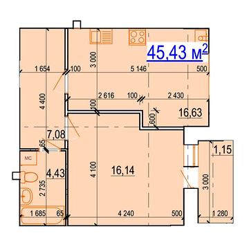 Продаж 1к Квартира Комарова 4-й провулок ЖК Manhattan
