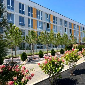 1-к Квартира з двориком 43 м² ЖК Sanville Park РОЗТЕРМІНУВАННЯ БЕЗ % ЖК Sanville Park