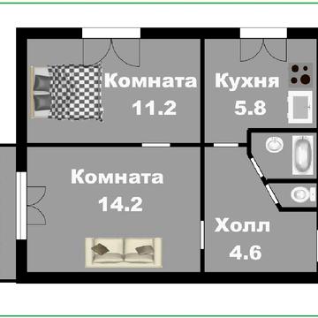 Продається 2 кімнатна квартира