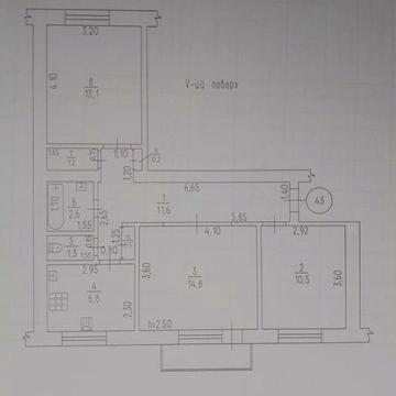 Продам 3-х кімнатну квартиру.