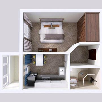 1 ком. квартира с начтым ремонтом -жк Акварель на Таирова.Лучшая цена