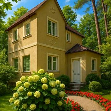 Будинок з банею та басейном в мальовничому місті