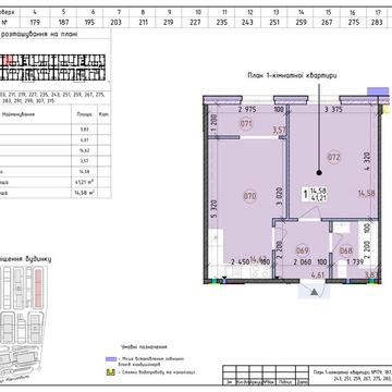 1К в б.Ньюкасл, БЕЗ КОМІСІЇ, ЖК Нова Англія/Новая Англия ЖК Новая Англия