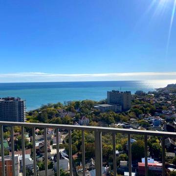 Золотой Берег. ЖК Посейдон. Однокомнатная квартира. Прямой вид моря. ЖК Посейдон