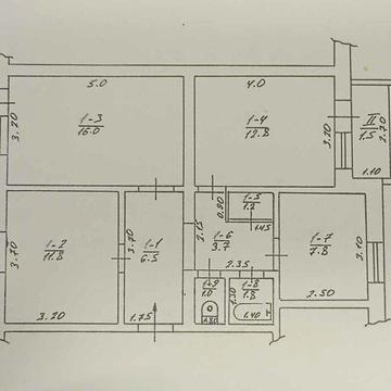 3-кімнатна квартира в центрі селища Арбузинка по вул. Центральна, 99