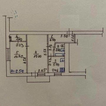 Фурманова (Лялі Убийвовк) 2 Кімнатна Квартира. Під Ремонт. Центр 7хв.
