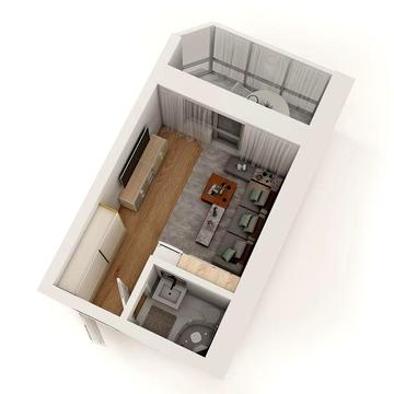 Є-Оселя та Є-Відновлення СМАРТ 24м2 в готовому будинку ЖК Всі Свої