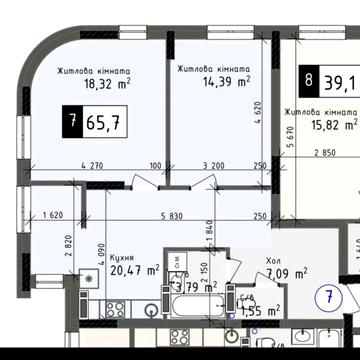 ‼️ Продам 2х комнатную в Рассрочку ул.Грушевского ‼️ ЖК Odesa City