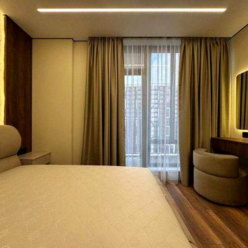 Дизайнерська 1 кім+кухня-студія біля міського озера в Manhattan ЖК Manhattan