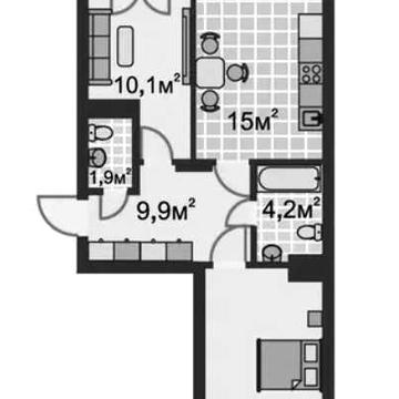 Акція | 2-кімнатна квартира в Ірпіні | Від забудовника та посередників