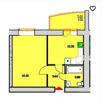 Продам квартиру в новому районі міста!