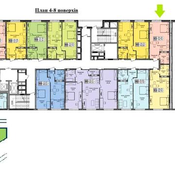 Квартира студія з видом на парк метро 200м ЖК Olympic park