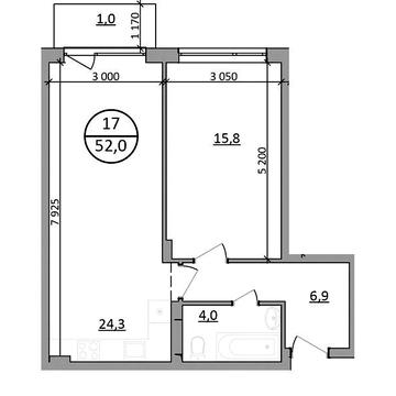 Продаж 1к Квартира Львівська вулиця ЖК Гринвуд-2