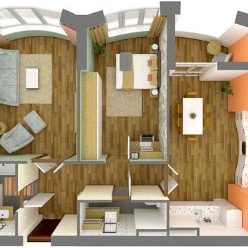 2-х кімнатна квартира з видом на море ЖК "ДІМ У МОРЯ"