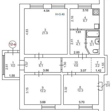БЕЗ КОМИСИИ Продам квартиру Приморский район (Политех, ОДАУ, ОНАПТ)