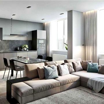 2-х комнатная + кухня студию в Цветном Бульваре