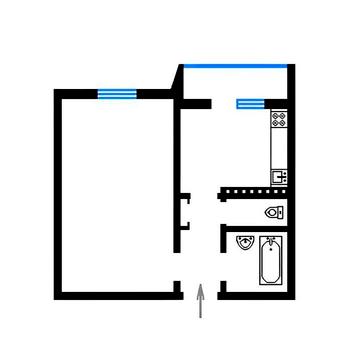 1-кімнатна. Червоної Калини. Троєщина