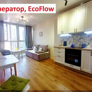 Перша здача 1к 52м ЖК Русанівська Гавань Ремонт Меблі Генератор Екофло