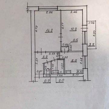 Продаж 2-х кімнатної квартири за ціною 1-но кімнатної