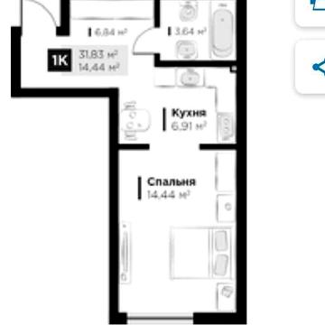 Продаж 1к Квартира Червоної калини вулиця ЖК Feel House