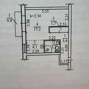 Продам 1 кімнатну квартиру на пр. Поля Олександра. 96А