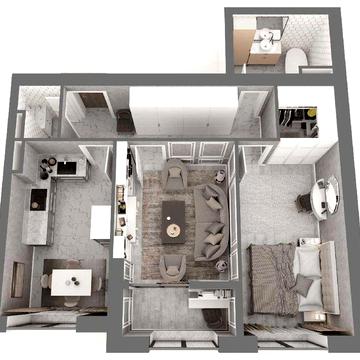 2-х кімнатна квартира біля м.Одеса ЖК "ДІМ У МОРЯ"ПРЕМЬЕР"