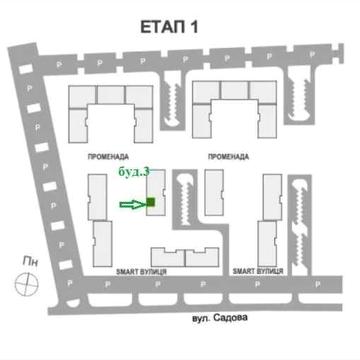 1-к, 39m, 1й пов. Власник. ЖК Садова Алея.Право власності оформлене ЖК Садова алея