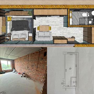 Акційна Ціна! Продаж смарт квартири в зданому Будинку! На ремонт. ГАЗ!