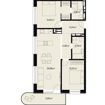 Продаж 2к Квартира Пимоненка Миколи вулиця ЖК Курдонеры