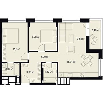 Продаж 2к Квартира Пимоненка Миколи вулиця ЖК Курдонеры