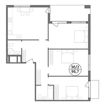 Продаж 3к Квартира Широка вулиця ЖК Гринвуд-3