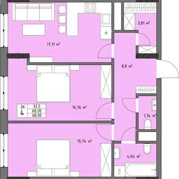 Продаж 2-к. квартири (Апартименти) Трускавецька 48.Здача лист.-грудень ЖК трускавецька 48