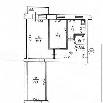 3-кімнатна квартира по вулиці Набережній