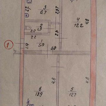 Продам 3-х кімнатну квартиру в м.Переще