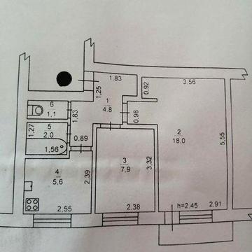 Продам 2х кімнатну квартиру в місті Багачеве (Ватутіне) Черкаська обл