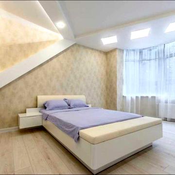 Квартира с двумя спальнями, просторной гостиной