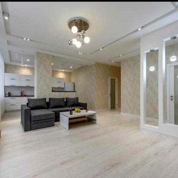 Квартира с двумя спальнями, просторной гостиной