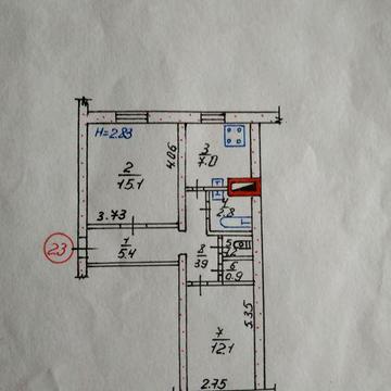 Квартира 2 комнаты (евроремонт)