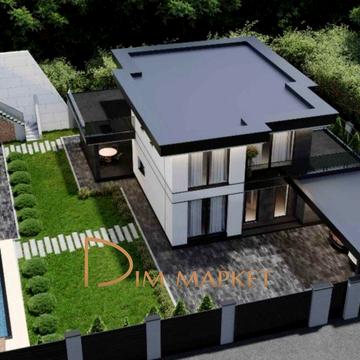 ‼️КМ в лісі. Панорамний ДІМ з басейном та спа-зоною.