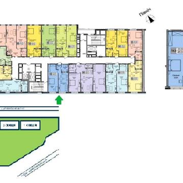1к квартира з краєвидом на місто, озеро ЖК Olympic park