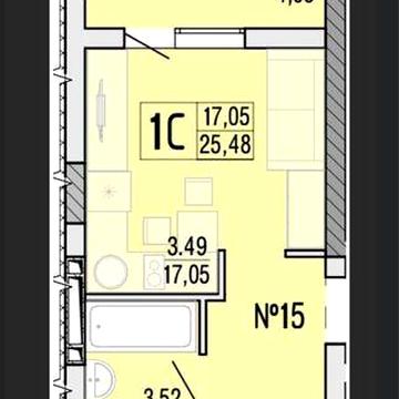 В продаже смарт квартира на Черемушках в новом сданном доме !
