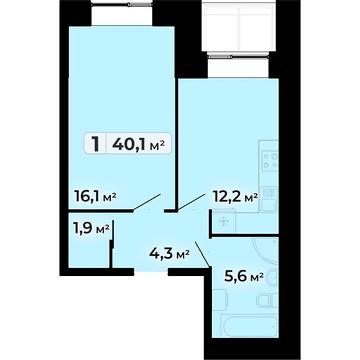 Продаж 1к Квартира Довженка Олександра вулиця ЖК Комфорт Парк